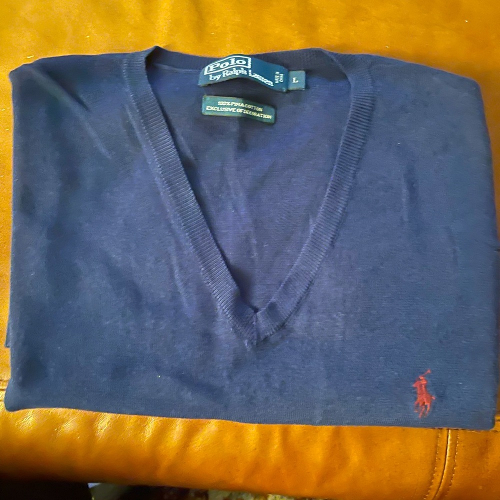 Navy Ralph Lauren Polo Sweater Vest